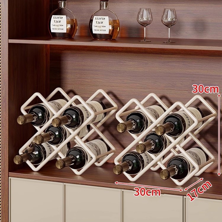 Estante Organizador de Vino de Metal para Almacenamiento, para Mesa image 11