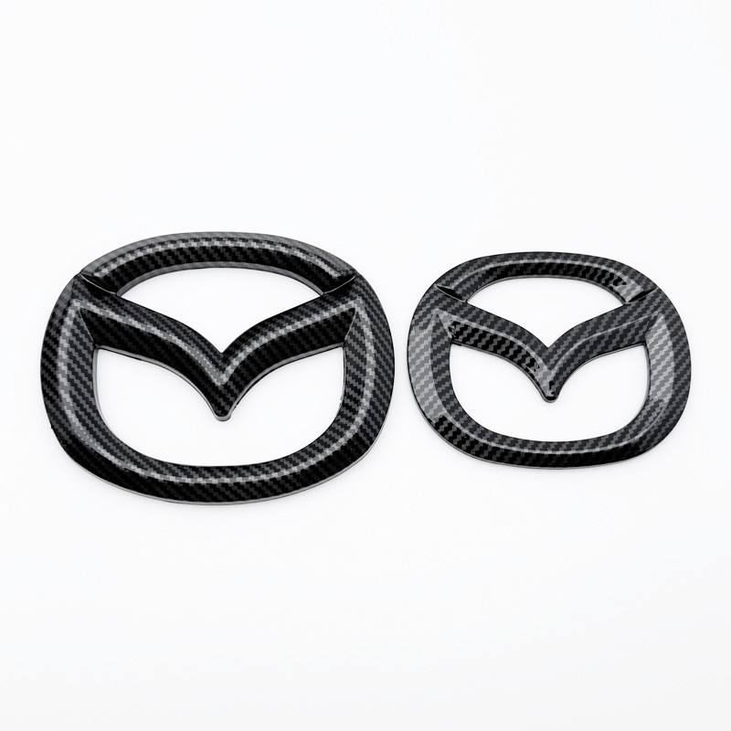 Suitable for Mazda 3 Angkesela Atez Cx4 Cx30 Cx-5 Black Warrior Front and Rear Logo Cover Stickers