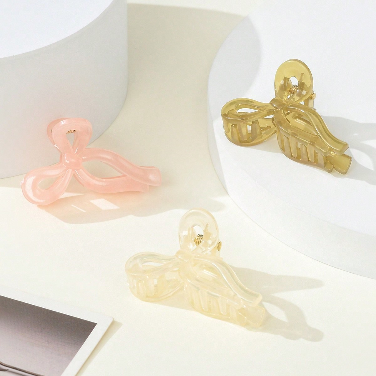 3-piezas pequeño tamaño clip helado mate niña niños mini lindo color horquilla roto pelo tiburón clip transfronterizo