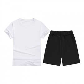 儿童棉T短袖糖果色舒适童装圆领T恤印花图片花纹印制刺绣广告印字