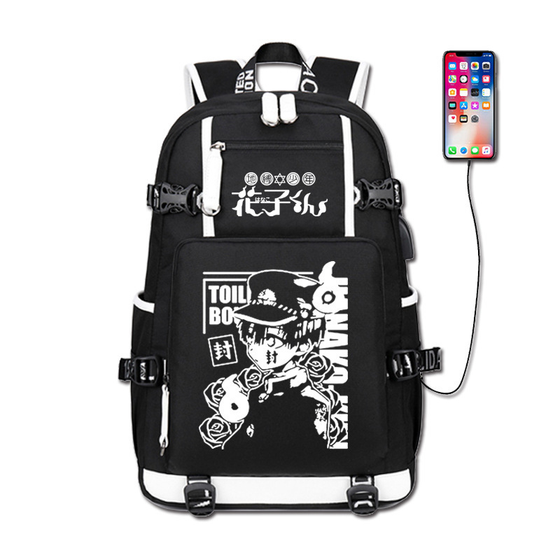 Hanako-Kun the Earthbound Boy Anime Backpack Yashiro Nene Merchandise Unisex Student Travel Backpack Large Hanako-Kun the Earthbound Boy Anime Backpack Yashiro Nene Merchandise Unisex Student Travel Backpack Large