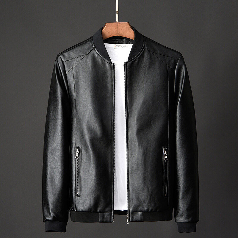 Men's Jackets Men's Spring and Autumn Leather Jackets Men's 2025 New Popular Korean Style Slim Thin Trendy Clothes Men's Jackets Men's Spring and Autumn Leather Jackets Men's 2025 New Popular Korean Style Slim Thin Trendy Clothes