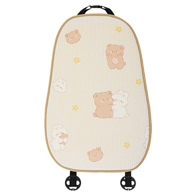 car seat cushion comfortable non-slip: Seat cushion, seat cover - honeycomb-cute-bear-rabbit-cushion-backrest
