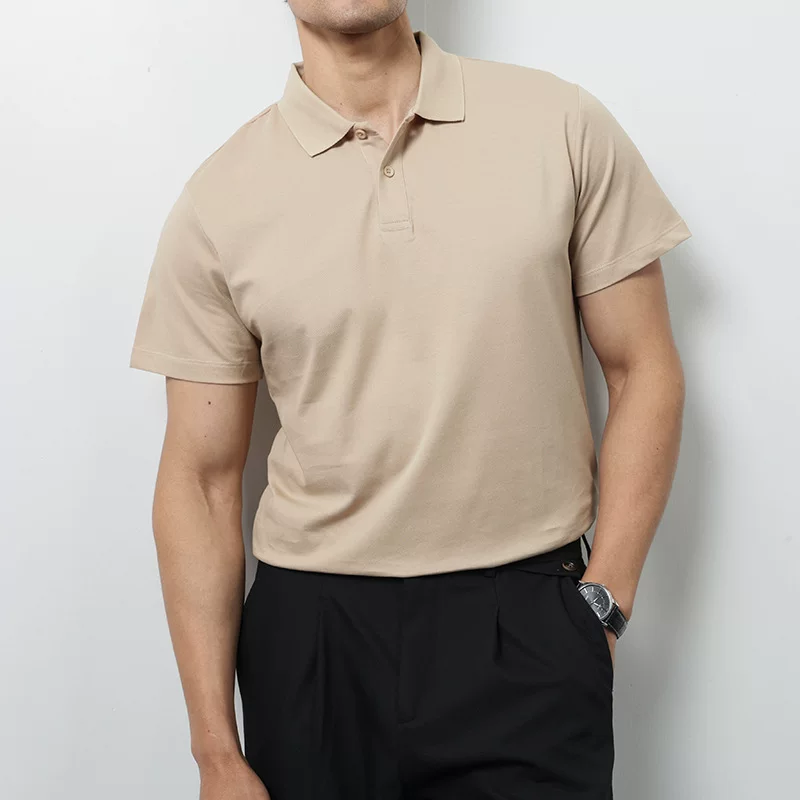 Summer solid universal short sleeve T-shirt, polo