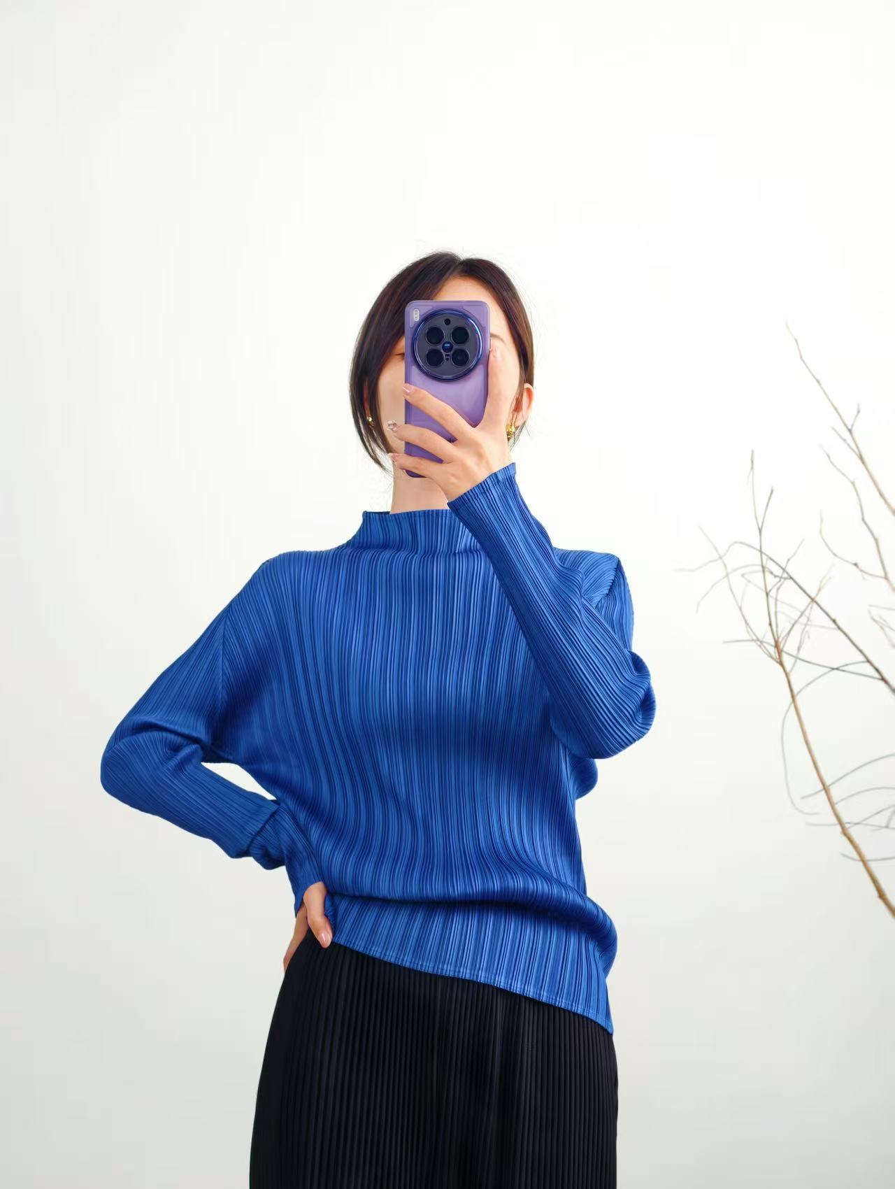 파란색