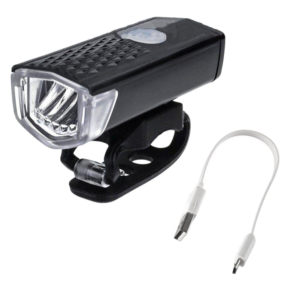 Luz delantera para bicicleta, recargable por USB, luz nocturna para ciclismo, luz de advertencia, equipo de ciclismo al aire libre, luces delanteras y traseras para bicicleta de montaña