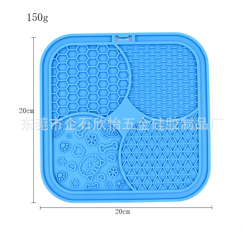 Plato de Silicona con Ventosa para Mascotas, Comedero Lento, Plato para Perros, Plato para Comida, Juguete para Gatos, Bandeja para Comida, Plato para Perros con Diseño Anti-Asfixia