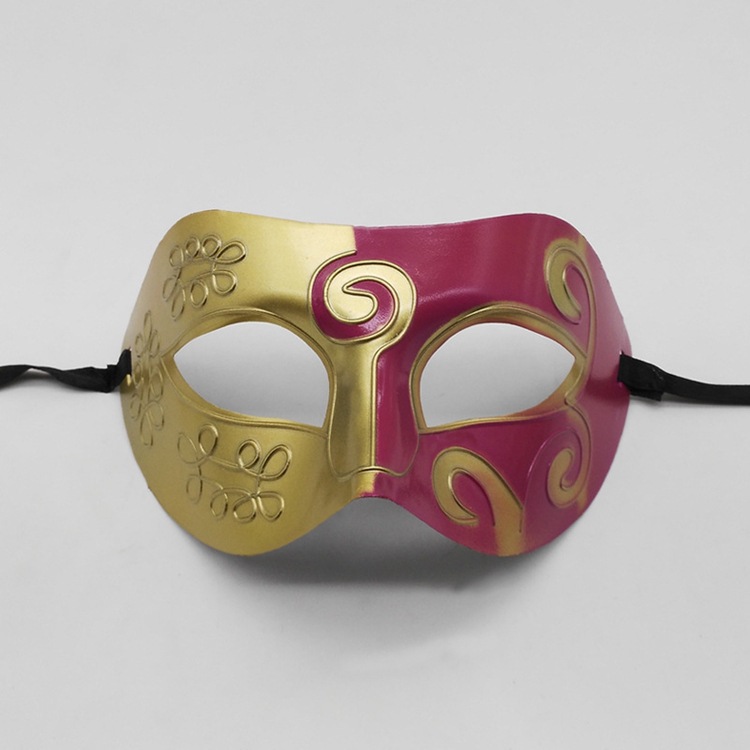 Máscaras de baile de máscaras de príncipe romano máscaras de princesa esculpida máscara de mitad de cara bar nightclub misteriosa máscara de ojos