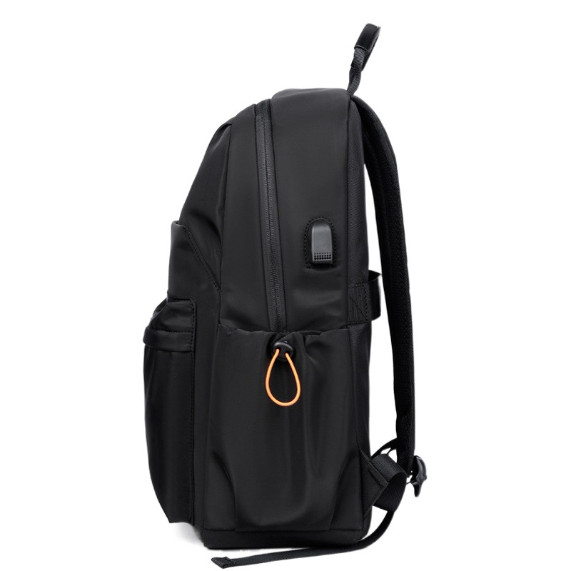 Mochila de Viaje Ligera de Gran Capacidad, Estilo Casual, Color Negro, para Computadora, Venta al por Mayor
