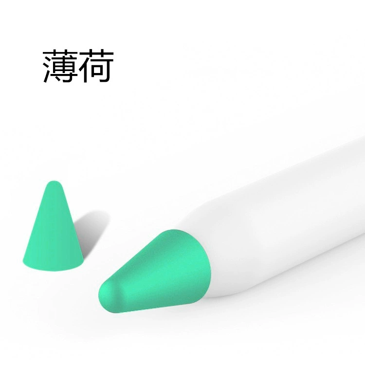 Совместимый стилус для Apple Pencil 2-го поколения, силиконовая накладка на корпус, колпачок наконечника, защитная крышка для сенсорного пера iPad
