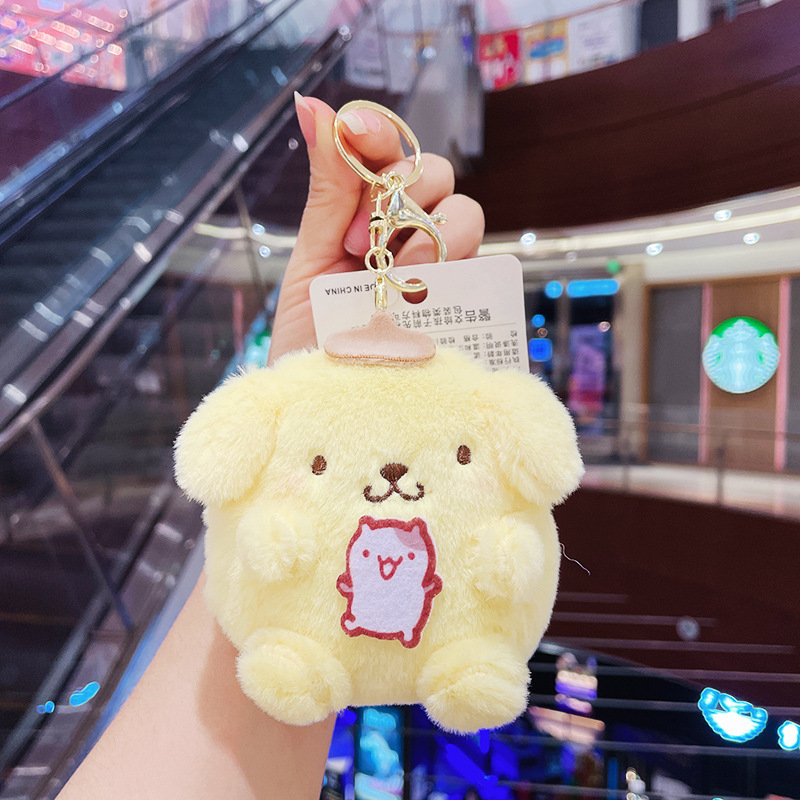 ぬいぐるみのかわいいアクセサリーのぬいぐるみのペンダント卸売りのおもちゃの子供のかばんの漫画の子供の鍵は子供の機械をつかみます。