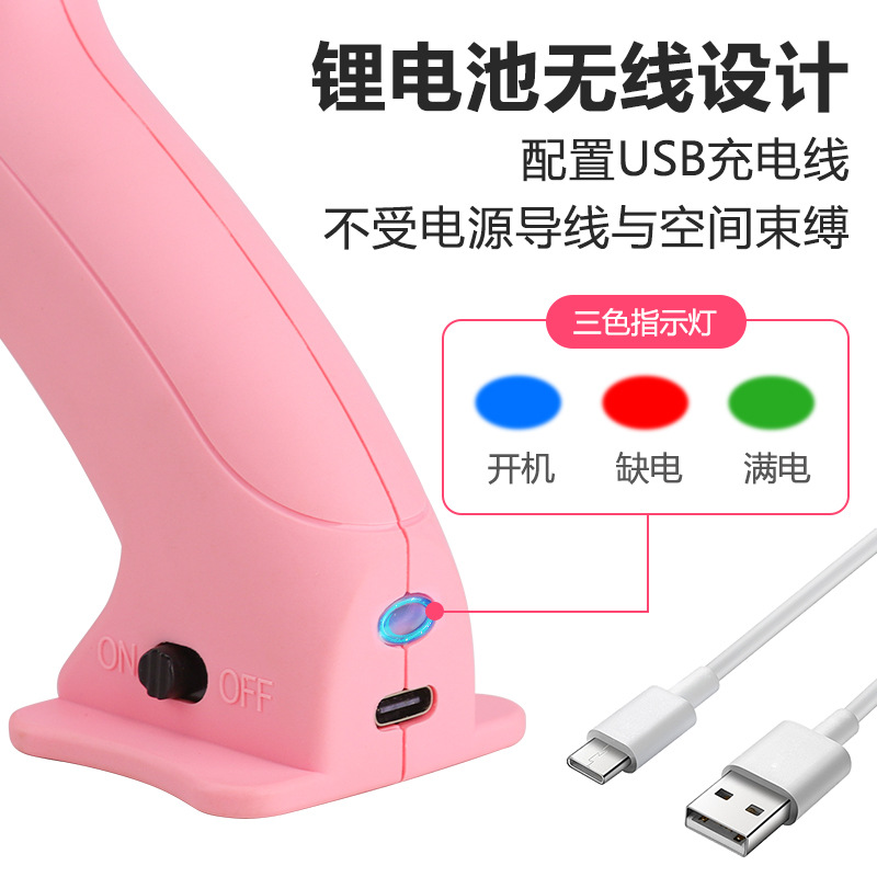 Pistola de pegamento termofusible con batería de litio, fabricante transfronterizo TEMU/Amazon/TT, pistola de pegamento al por mayor para manualidades caseras y bricolaje