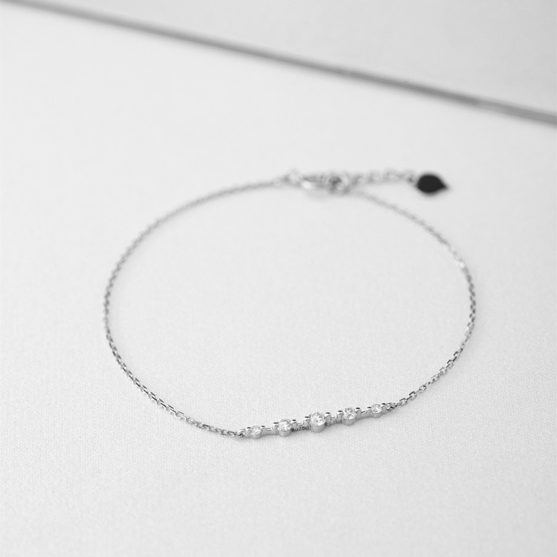 Basic Simple Style Geometric Sterling Silver Bracelets display picture 2