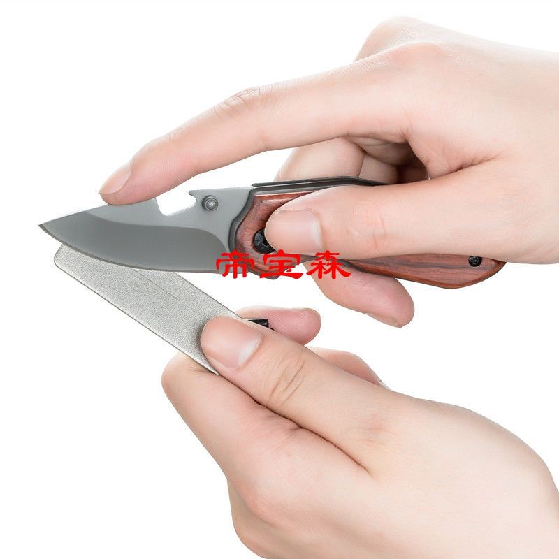 Superhard Diamond Knife stone outdoors Mini Sharpener EDC Camp equipment Sharpener Fishhook file