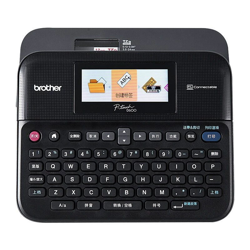 Швейная машинка Brother PT-D610BT PT-D460BT, бейджи отелей, кабель, электрический телеком, штрихкод-принтер