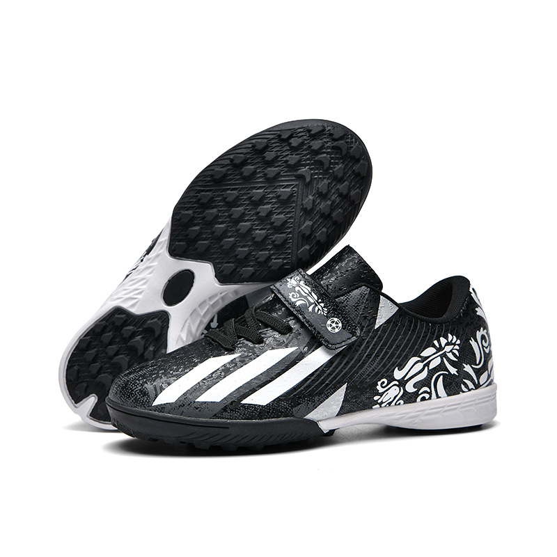 24 zapatos de fútbol para niños y niñas respirables y cómodos, zapatos de césped con clavos bajos, zapatos de fútbol especiales para competiciones