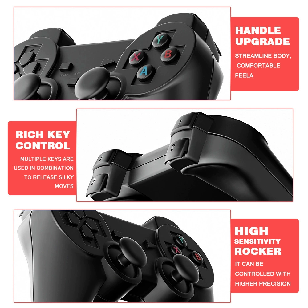 Игровая консоль X2 TV Ubao Street Machine HDMI HD семейная 2.4G беспроводной джойстик 3D игра GD10