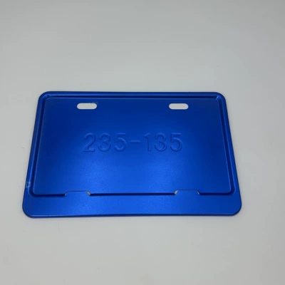 Cross-Border Supply of Metal Motorcycle License Plate Frames, Heat Transfer Color License Plate Frames, Waterproof and Anti-Falling Aluminum License Plates (License plate holder/license plate holder)