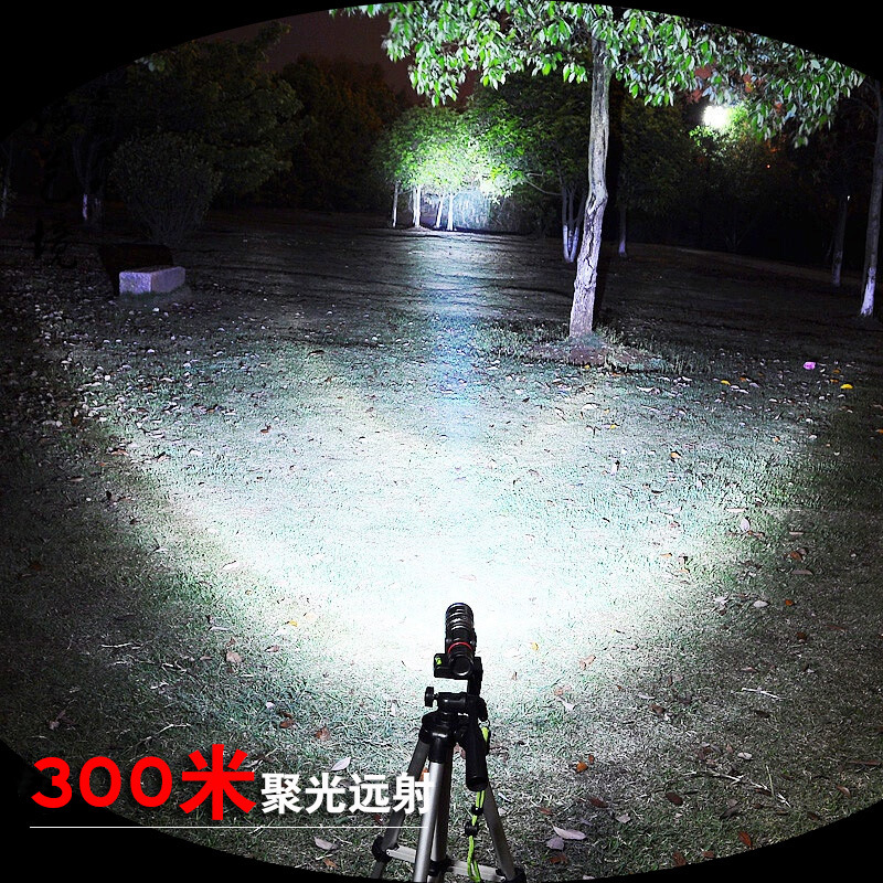 Cross-border recargable Zoom mini linterna al aire libre linterna LED USB recargable linterna 518 linterna caliente