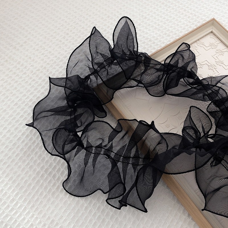 Puff negro 12cm * 3 m