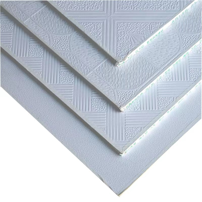 石膏板600X600天花板PVC覆膜三防洁净板吊顶专用现货批发