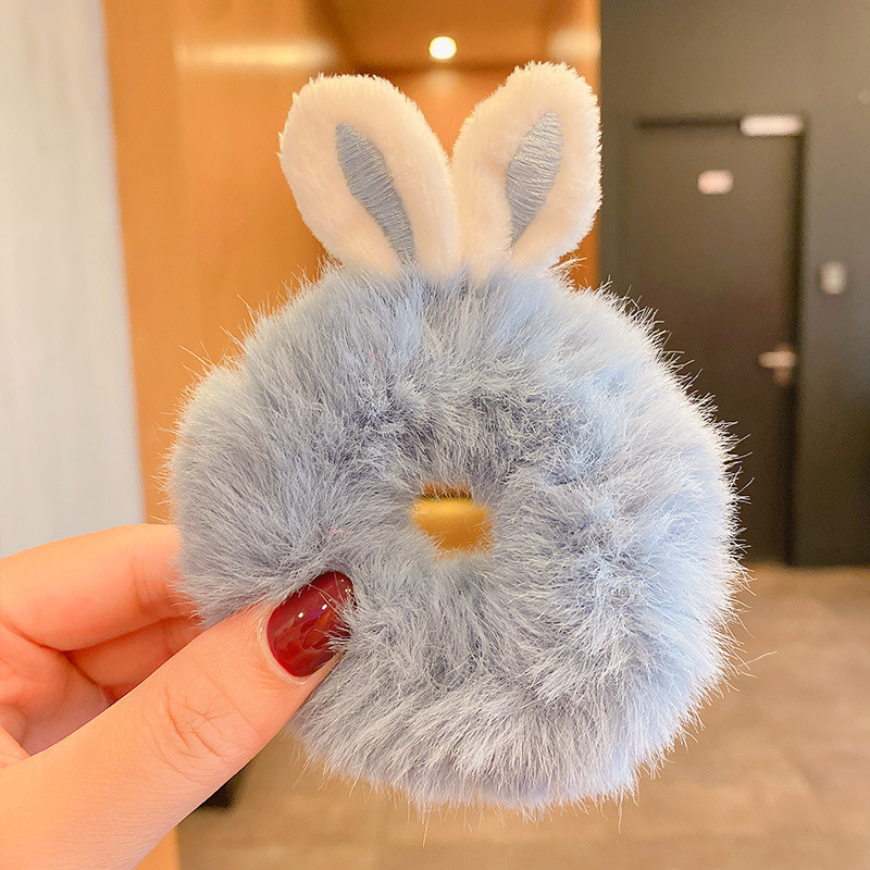 Piggy de peluche de primavera, lazo para el cabello, celebridad de Internet, nueva cuerda para la cabeza de todo fósforo, banda de goma, cuerda para el cabello para mujer, funda de cuero, tocado