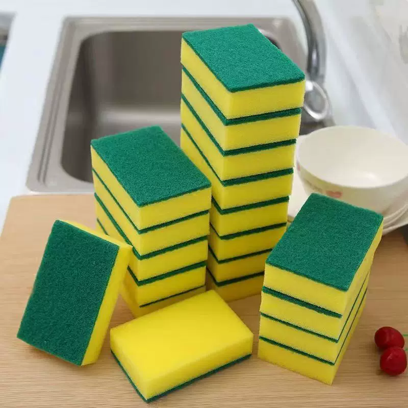 Стиральный губка для мытья посуды Wipe Hundred Clean Cloths Cleaning Night Magic Power Wipe Bowl Wash Pot and Brush Bowl Bowl Sponge Kitchen Cotton