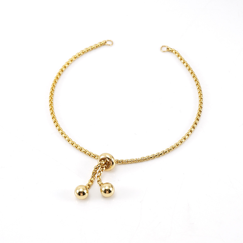 Geometric Pattern Women'S Gender Simple Style Geometric 304 Stainless Steel 18K Gold Plated Stainless Steel Bracelets In Bulk