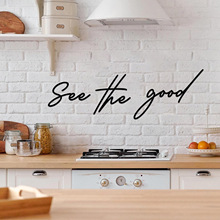 跨境英文字母短语金属铁艺壁挂装饰品家居装饰壁饰拼接装饰墙挂