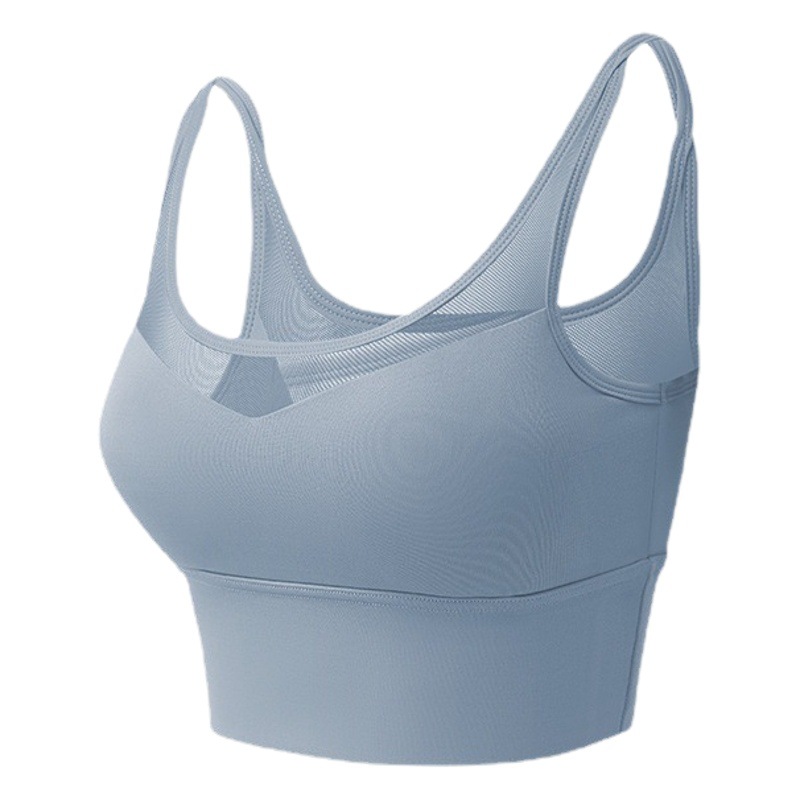 Sujetador deportivo Juyitang de alta intensidad para correr, fitness, yoga, entrenamiento para mujer, a prueba de golpes, ropa interior deportiva