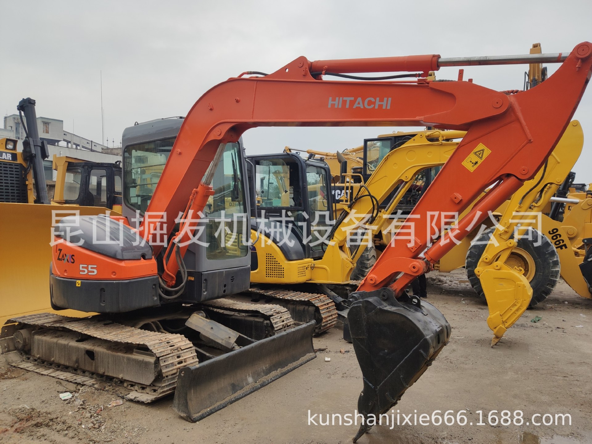 日立ZX55挖掘机 hitachi 二手土方挖掘机 日立5吨钩机小松 卡特