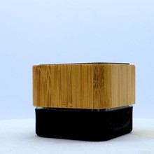 方形竹子蓝牙音箱便携式户外插卡RGB彩灯音响可定logo源头工厂