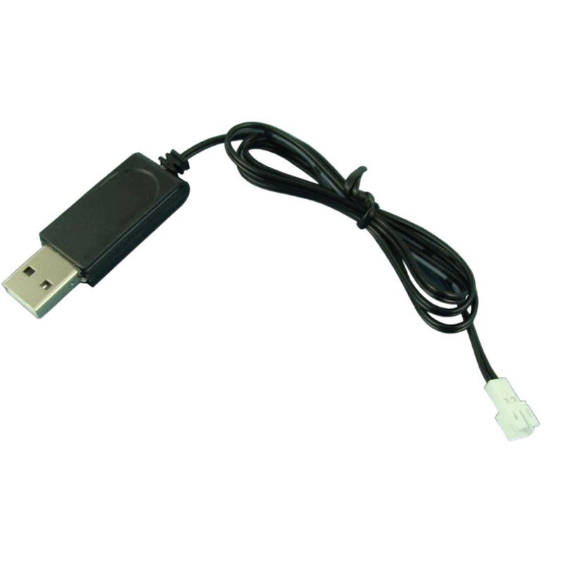 USB-кабель для зарядки PH2.0 квадратный штекер литий-полимерный аккумулятор USB-зарядное устройство со световым индикатором с защитой