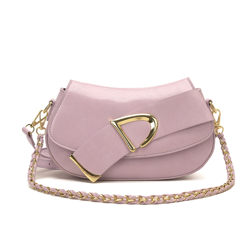 Bolso para mujeres 2026 nuevo diseño de cinturón transfronterizo, bolso cuadrado de textura de lujo ligero de cadena, bolso de hombro