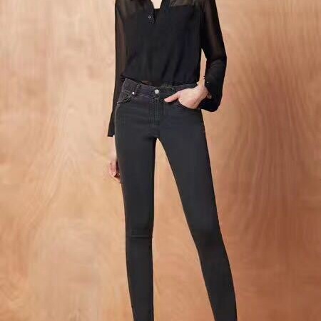 SP68 casual magic pants 075 small gray pants ladies jeans bottoming pants small feet pencil pants wholesale