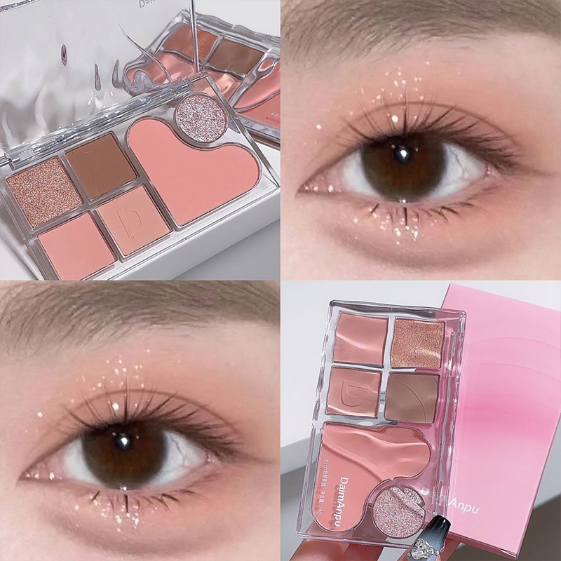 Daimanpu水月六色アイシャドー盤は繊細で飛びにくいです。|undefined