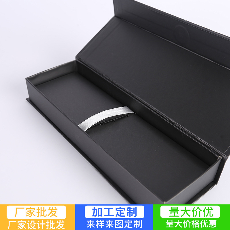 供应生日礼物钢笔包装盒 防脱落钢笔礼盒 加厚卡纸礼品皮盒包装