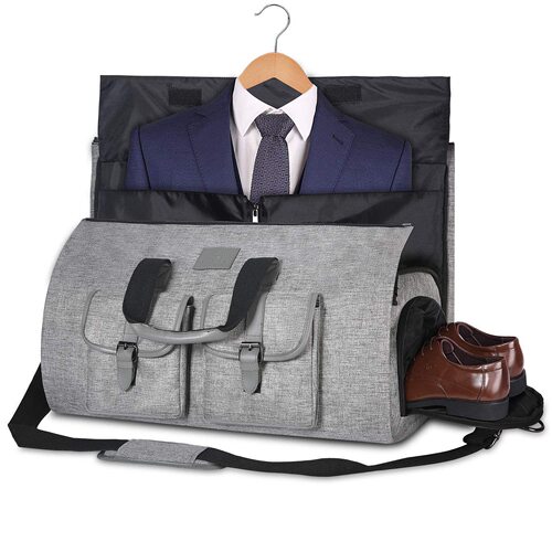 Cross-border travel bag for business trips, men's suit bag, foldable travel bag with waterproof hand strap and cross-body strap