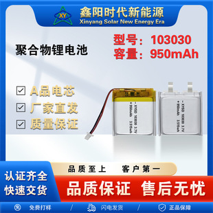 ��Ԫ�ۺ�����x��늳�UN38.3 MSDS CE 103030-950mAh 3.7V�ɳ��