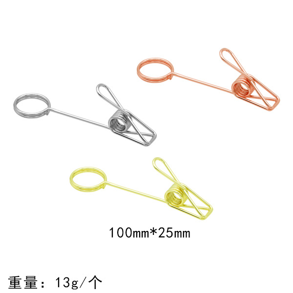 Clip de nota colgante de 100mm