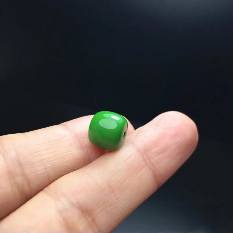 原矿精品高瓷蓝绿松石老型珠单珠颗对珠散珠桶珠配珠配饰菩提继灿|undefined