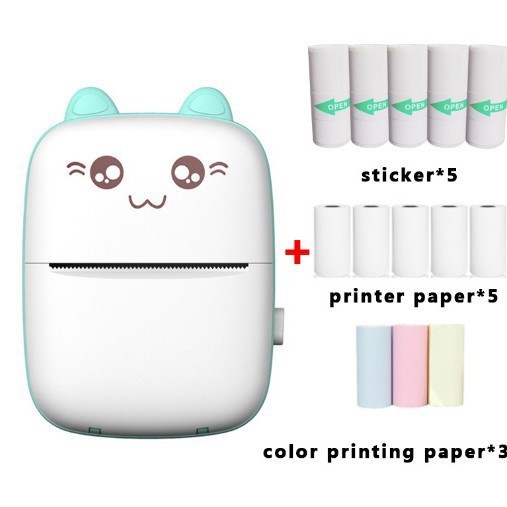 Mini impresora portátil C9, impresión térmica, fotos y apuntes, ideal para estudiantes, fábrica transfronteriza