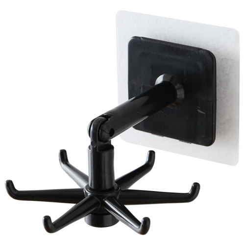 The same type of foldable and rotating kitchen hanging hooks, which are suitable for utensils without hammering, can also be used as bathroom towels and bathroom hooks.