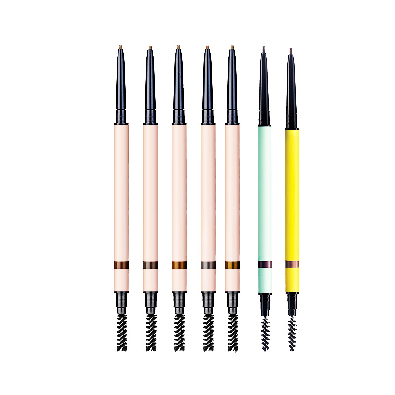 翠黛工厂 双头眉笔定制贴牌防水防汗不脱色不晕染眉笔定制oem加工