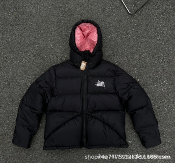 越境してよく売れている綿服の男女の純色の百合の帽子のコートの冬のレジャーのパンの服