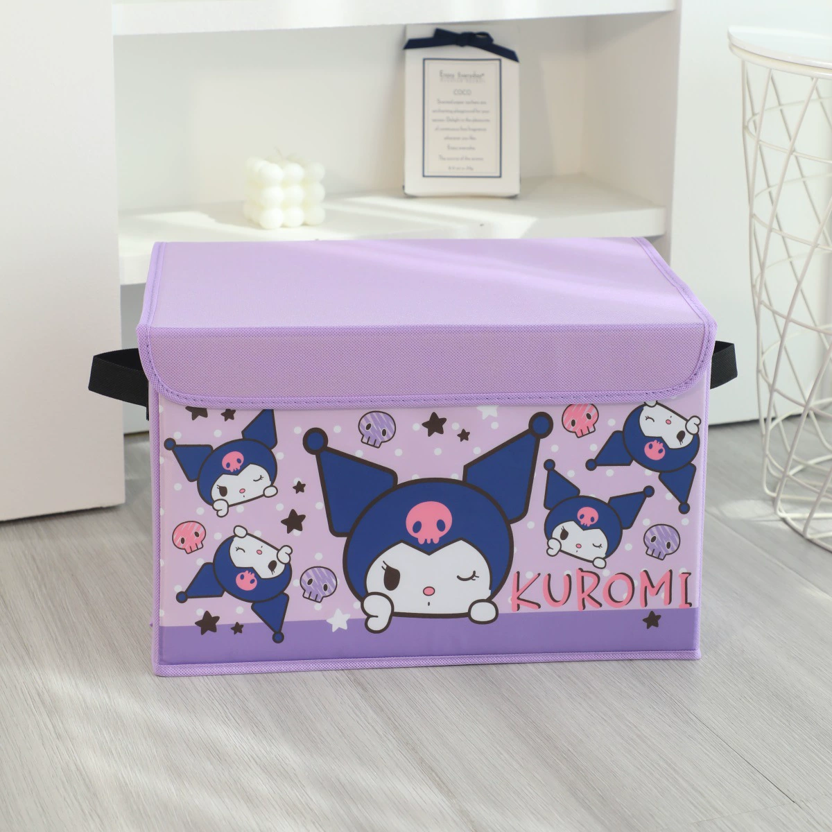 Складной короб для хранения, 38×25×25 см, нетканый материал с картоном, пылезащитный