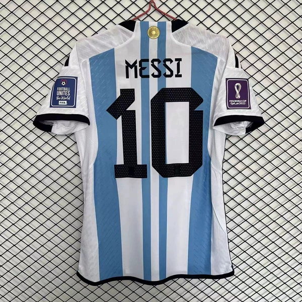 22Argentina home field + printed number 10 + 2 armbands