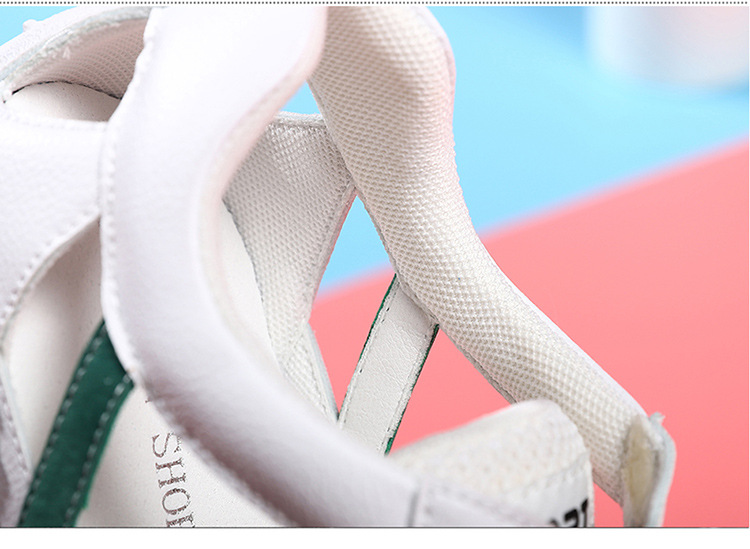 Sandal da mềm nữ bít mũi đế bằng chống trượt thoáng khí mùa xuân hè — LJ 58116 mét nâu rỗng, JST 1111 trắng xanh lá rỗng, LJ 1070 mặt lưới trắng, LJ 1062 rỗng trắng và đen chi tiết 18