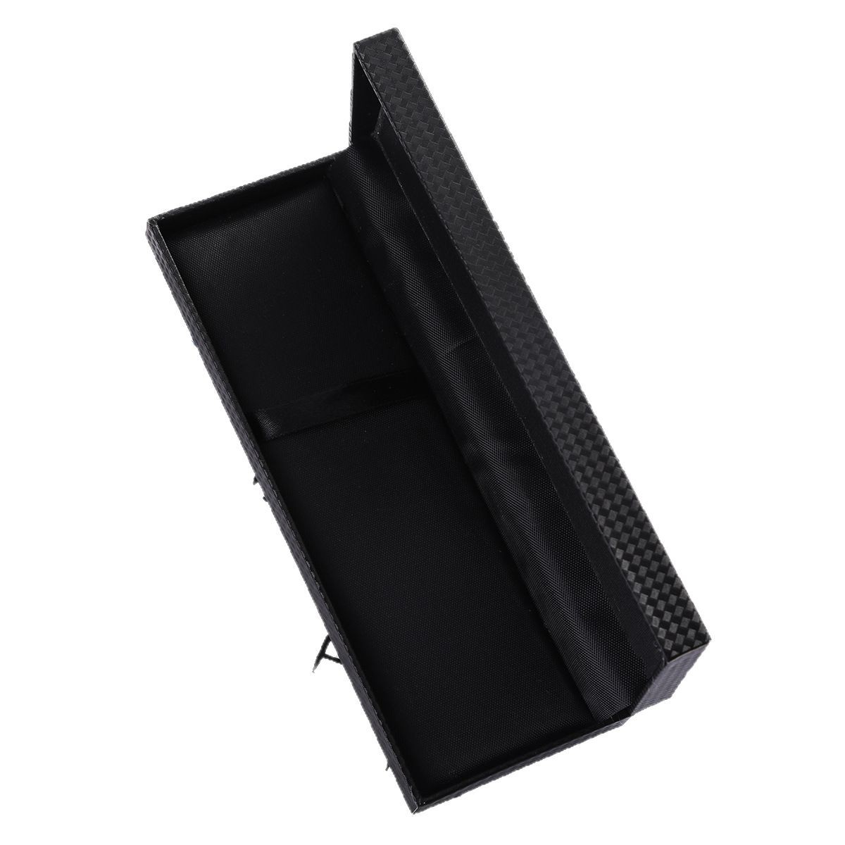 Fabricante al por mayor cajas de bolígrafo negras comerciales cuadrada caja de bolígrafo de fibra de carbono caja de regalo publicitaria de alta calidad logotipo impresa