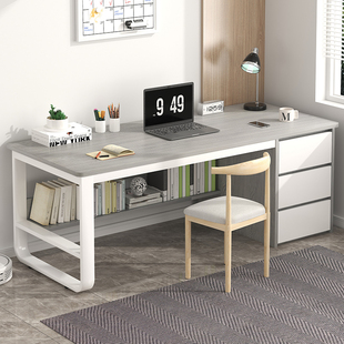 Computer Desk Desktop Home Office Desk Modern Simple Desk with Drawers Desk and Chair Combination Bedroom Student Study Table